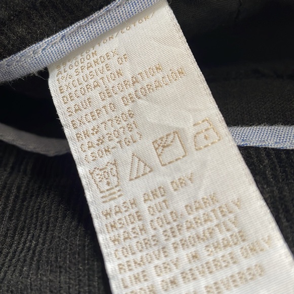 Tommy Hilfiger Black Corduroy Jeans - Picture 9 of 14